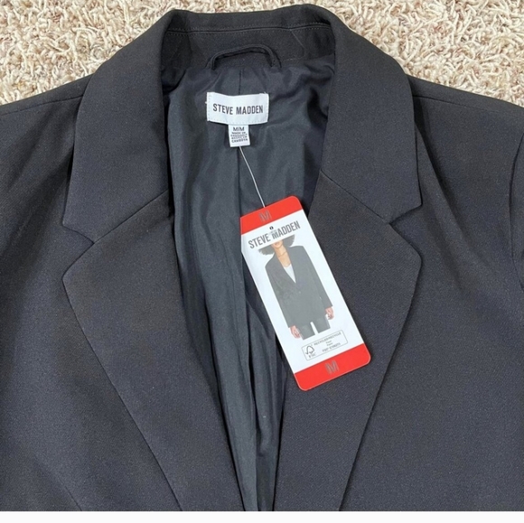 NWT Steve Madden Ladies' Blazer, Black M - Picture 4 of 5